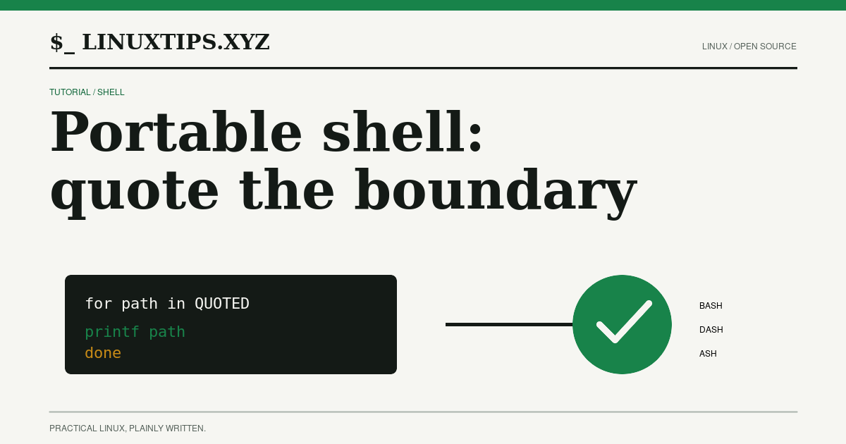 Illustration for Shell Scripts That Survive Beyond Bash
